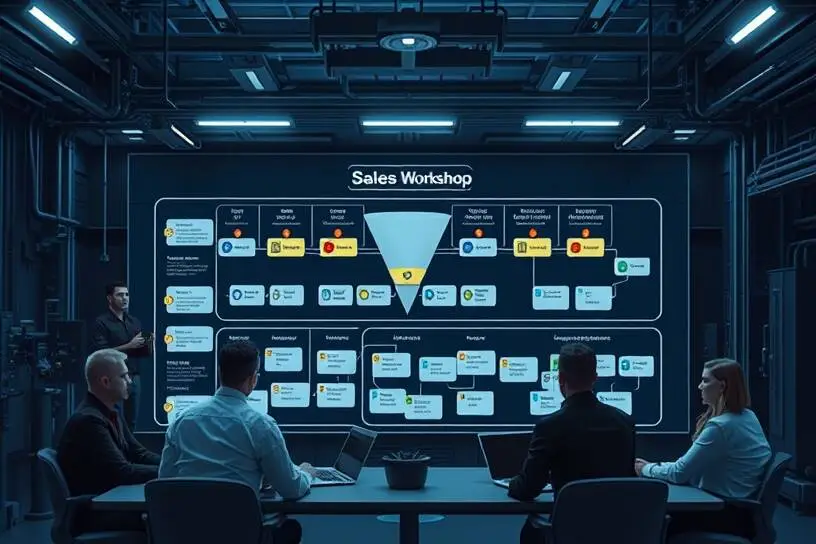 Иллюстрация к статье «Бизнес-процессы в воронке продаж»