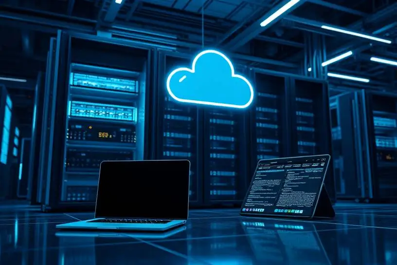 Иллюстрация к статье «Что значит работа компании в облаке»