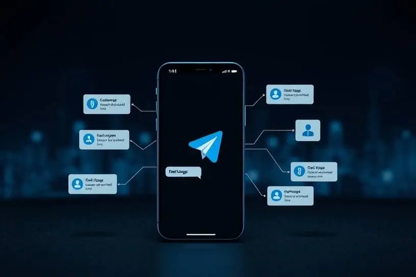 Иллюстрация к статье «Telegram боты для CRM»