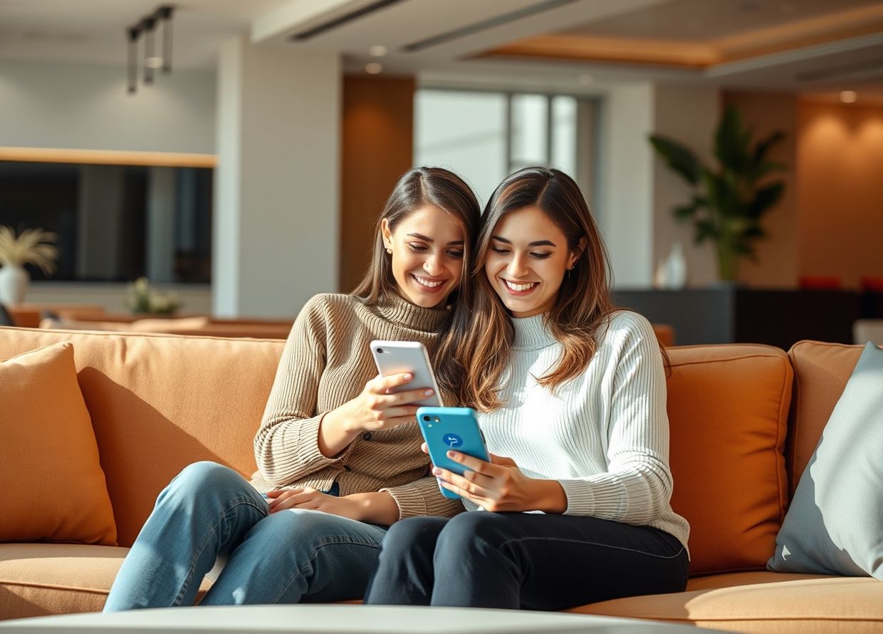 Смартфон с открытым диалогом брендированного бота для консультации клиентов